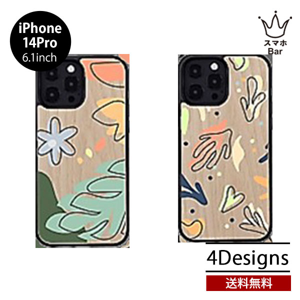 乐天商城 - 送料無料 メール便 iPhone 14 Pro 6.1 Man&Wood 天然木ケース アイホン アイフォン ケース 人気 大人 おしゃれ レディース メンズ ナチュラル おしゃれ 個性的 天然木 木製 木材 木 花 マンアンドウッド 2022 new スマホBar