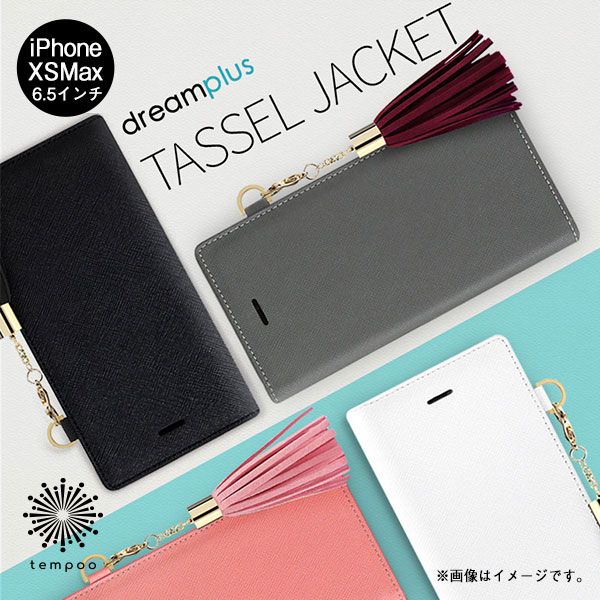 送料無料 メール便 iPhone XS Max iPhoneXS Max iPhoneXSMax スマートフォンケース roa DreamPlus Tassel Jacket スマホケース アイフォン Tassel Jacket スリム 手帳型 ケース タッセル カード 3ポケット おしゃれ ロア 人気 かわいい 大人 女子 スマホBar