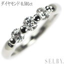 【中古】 Pt900 ダイヤモンド リング 0.501ct SELBY 送料サービス