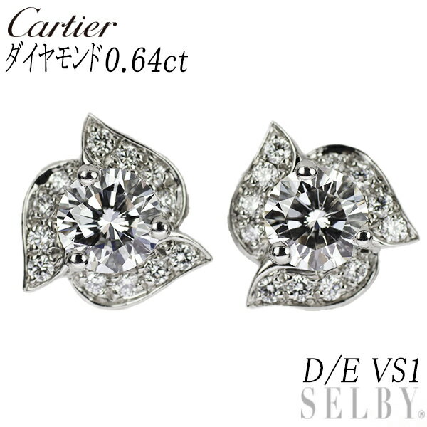 š ƥ Pt950  ԥ 0.64ct D/E VS1 ڥ SELBY ӥ Cartier