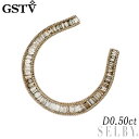 【中古】 GSTV K18PG ダイヤモンド ペンダントトップ 0.50ct 馬蹄 SELBY 送料サービス