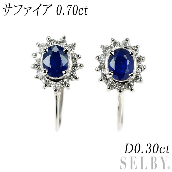 【中古】 Pt900サファイアダイ...