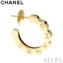 【中古】 シャネル K18YG ピアス プロフィールドカメリア 片方のみ SELBY 送料サービス