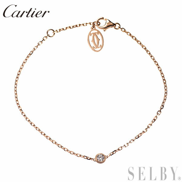 【中古】 カルティエ K18PG ダイヤモンド ブレスレット ダムールSM SELBY 送料サービス Cartierのサムネイル