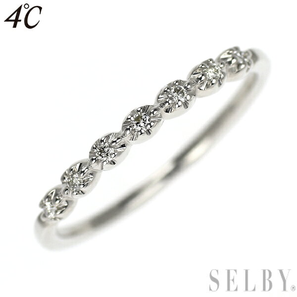 Rakuten - 【中古】 オデュース4℃ K10WG ダイヤモンド リング SELBY 送料サービス