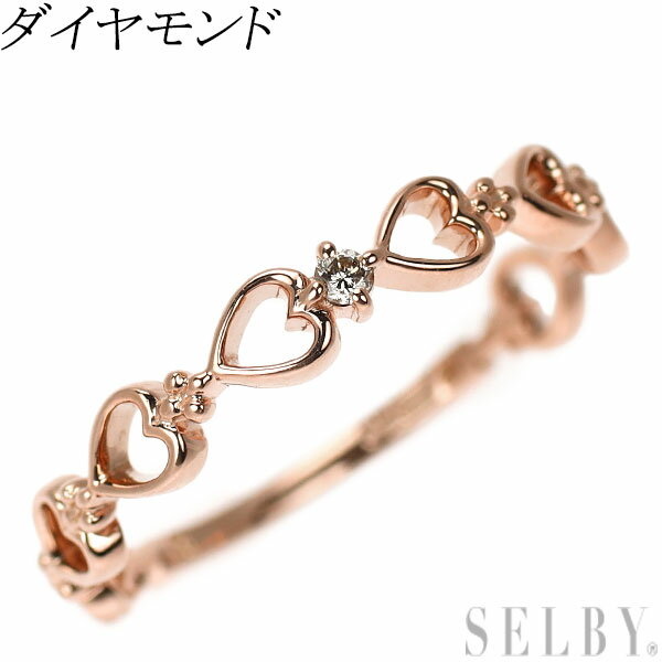 Rakuten - 【中古】 K10PG ダイヤモンド リング ハート SELBY 送料サービス
