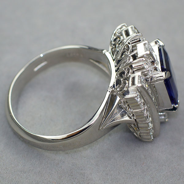 中古 Pt900 サファイア ダイヤモンド リング 3.258ct D1.41ct SELBY 送料サービス smart-exchange-10284997 SELBY サンプル画像3