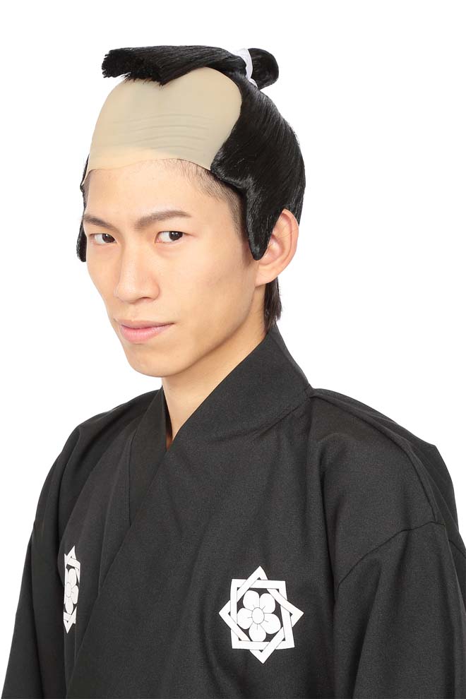 コスプレ かつら カツラ ウィッグ カツランド お侍くん 侍 武士 剣士 ちょんまげ チョンマゲ 江戸時代 変装 衣装 コスチューム イベント パーティー 余興 変装 忘年会 新年会 歓送迎会 ☆ 父の日 プレゼント