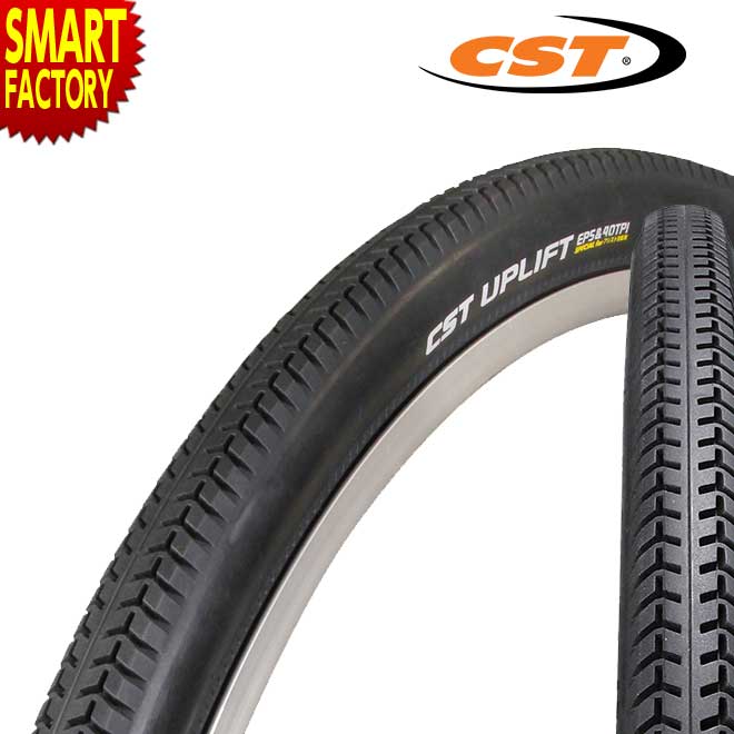 【30日限定P5倍〜】 電動アシスト自転車 タイヤ 《軽量強度◎》 26インチ 27インチ CST C249R ブラック 電動自転車 自転車タイヤ 子供乗せ自転...