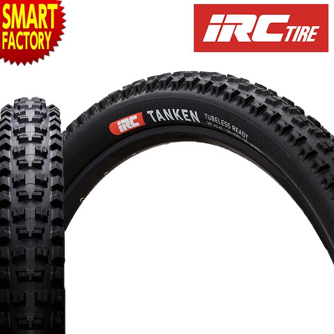 【30日限定P5倍〜】 自転車 タイヤ 《耐パンク性◎》 27.5インチ 650B ブロックタイヤ IRC タンケン チューブレスレディ 自転車タイヤ マウンテ...