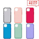 iPhone 13/13Pro/13ProMax/13mini ケース 透明 Tech21 Evo Check 全6色 TPU/PC 耐衝撃 スマホケース 日本未発売