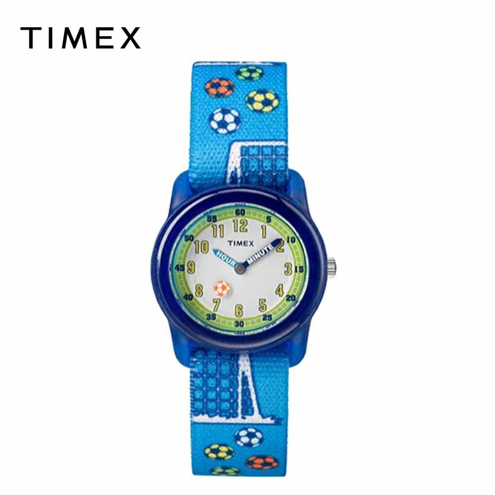 TIMEX タイメックス キッズ 腕時計 アナログ サッカー ブルー TW7C165009J 日本未発売モデル 当店1年保証