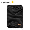 即納 Carhartt カーハート ニットフリース ネックウォーマー ブラック ネックゲイター フェイスマスク 防寒 メンズ レディース 日本未発売 ポイント消化