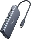 即納 USBハブ 6ポート ドッキングステーション USB Type-C イーサネット PD USBポート SD/Micro SD 4K HDMIポート Win...