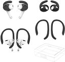 AirPods Pro エアポッズ プロ対応 シリコン イヤーフック カバー スポーツ ズレ落ち防止ブラック 3セット ポイント消化 日本未発売