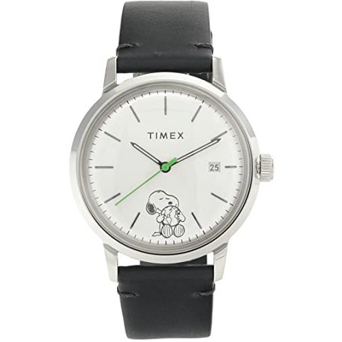 TIMEX ^CbNX rv Peanuts Xk[s[ TW2V32600JR }[I[g}`bN 40mm  U[ Vo[/ubN COf XgEHb` {