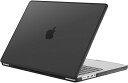 マックブック プロ ハードケース MacBook Pro 14 インチ 2021 ケース カバー つや消し クリアブラック Apple アップルシェルカバー 衝...