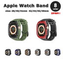 Apple Watch アップルウォッチ ベルト 全8色 ラバー スポーツ 薄型 シリコン 耐衝撃 一体型 バンド 38/40/41mm 42/44/45/49mm 全機種対応 ブレスレット ストラップ 送料無料