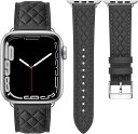 即納 Apple Watch アップルウォッチ ベルト SE8/7/6/5/4/3/2/1 38/40/41mm 42/44/45/49mm 対応 ブラック レザー 本革 ストラップ 直輸入