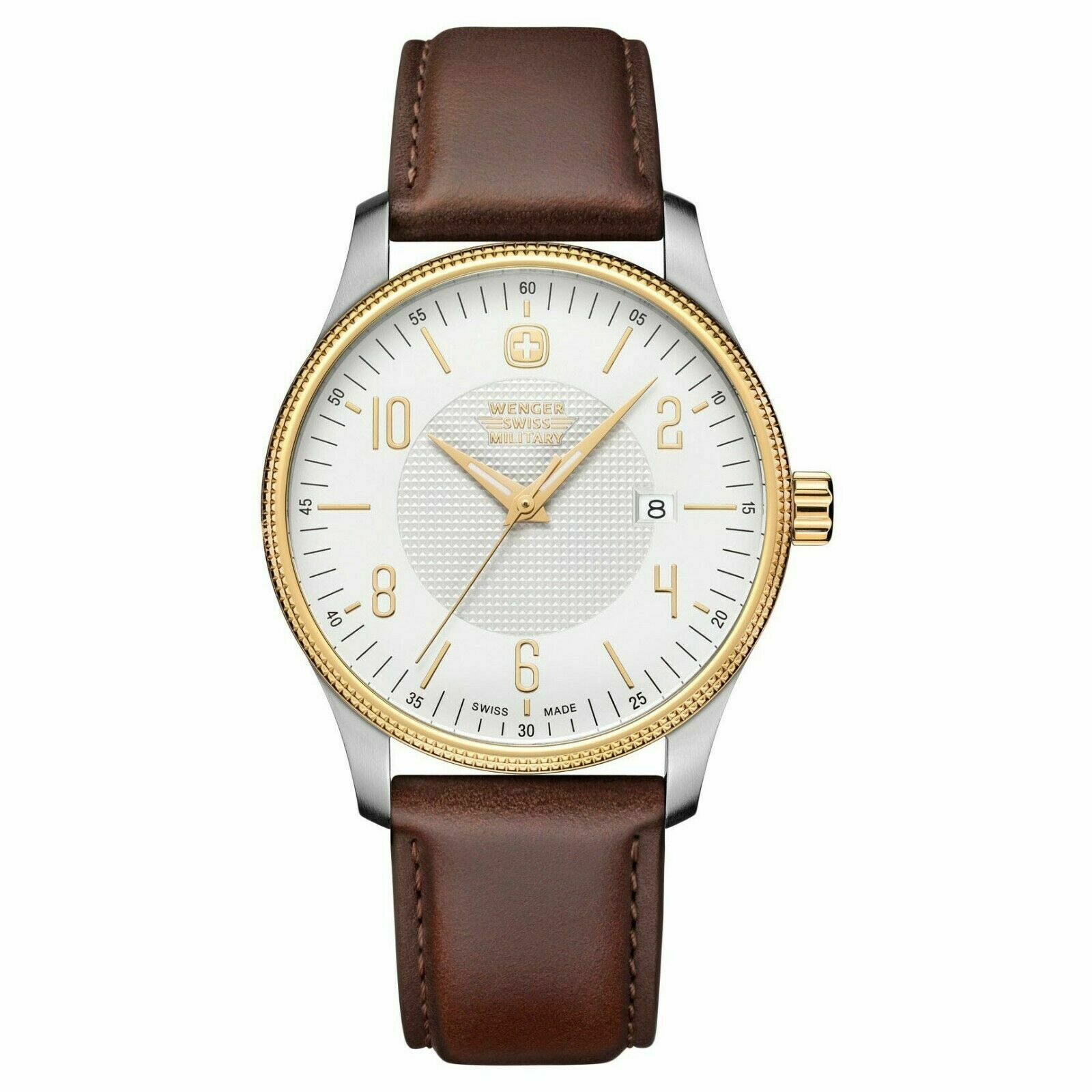 ウェンガー 腕時計（メンズ） WENGER ウェンガー メンズ 腕時計 リストウォッチ 01.9041.215 ブラウン 海外限定 時計 日本未発売 当店1年保証 最安値挑戦中！