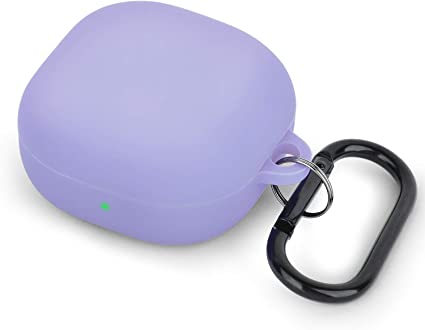 Galaxy ギャラクシー バッズ ケース 耐衝撃 落下防止 収納ケース ライラック シリコン Buds2 Pro/Buds2/Buds Pro/Buds Li...