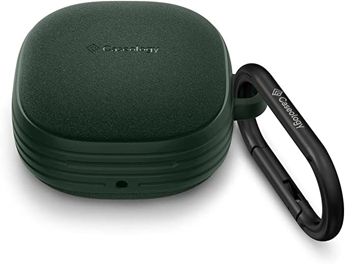 Galaxy ギャラクシー バッズ ケース 耐衝撃 落下防止 収納ケース ミッドナイトグリーン プラスチック Buds2 Pro/Buds2/Buds Pro/...