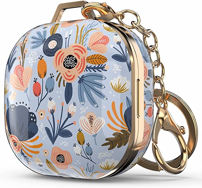 Galaxy ギャラクシー バッズ ケース 耐衝撃 落下防止 収納ケース ブルー ポリカーボネート Buds2 Pro/Buds2/Buds Pro/Buds ...