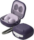Galaxy ギャラクシー バッズ ケース 耐衝撃 落下防止 収納ケース パープル プラスチック Buds2 Pro/Buds2/Buds Pro/Buds L...