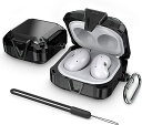 Galaxy ギャラクシー バッズ ケース 耐衝撃 落下防止 収納ケース ブラック プラスチック Buds2 Pro/Buds2/Buds Pro/Buds L...