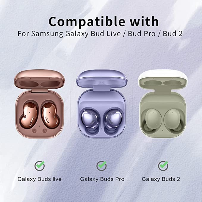 Galaxy ギャラクシー バッズ ケース 耐衝撃 落下防止 収納ケース レッド プラスチ...