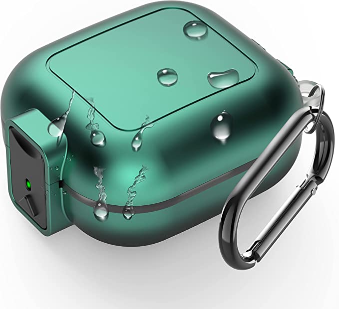 Galaxy ギャラクシー バッズ ケース 耐衝撃 落下防止 収納ケース グリーン ポリカーボネート Buds2 Pro/Buds2/Buds Pro/Buds...