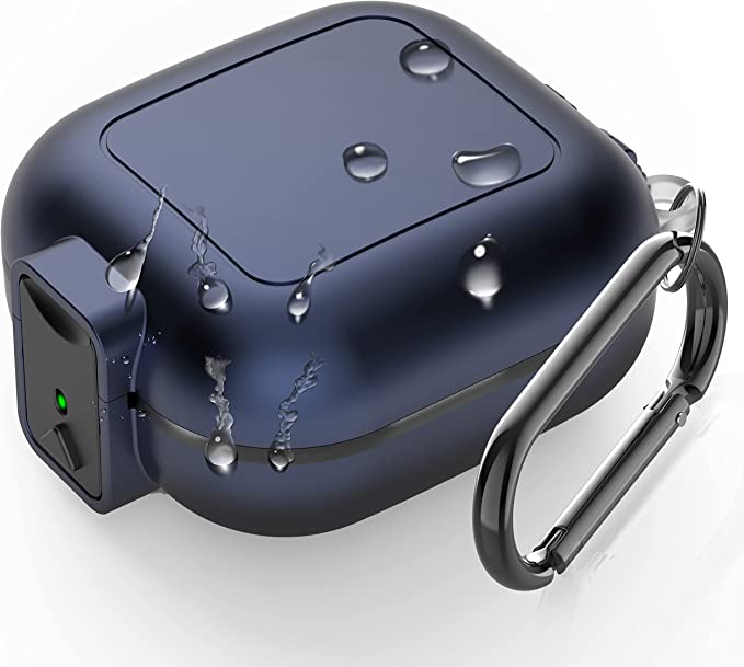 Galaxy ギャラクシー バッズ ケース 耐衝撃 落下防止 収納ケース ブルー ポリカーボネート Buds2 Pro/Buds2/Buds Pro/Buds ...