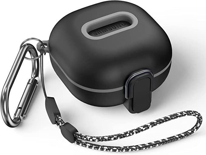 Galaxy ギャラクシー バッズ ケース 耐衝撃 落下防止 収納ケース ブラック プラスチック Buds2 Pro/Buds2/Buds Pro/Buds L...