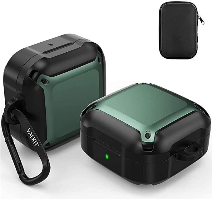 Galaxy ギャラクシー バッズ ケース 耐衝撃 落下防止 収納ケース グリーン ポリカーボネート Buds2 Pro/Buds2/Buds Pro/Buds...