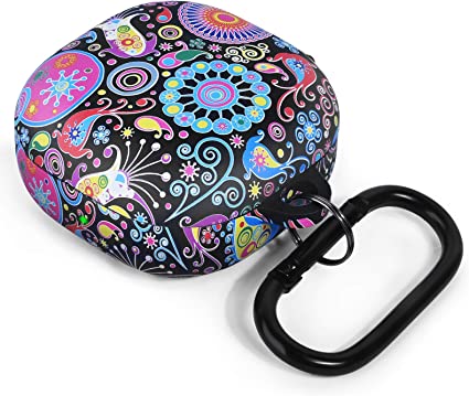 Galaxy ギャラクシー バッズ ケース 耐衝撃 落下防止 収納ケース ブラック シリコン Buds2 Pro/Buds2/Buds Pro/Buds Liv...