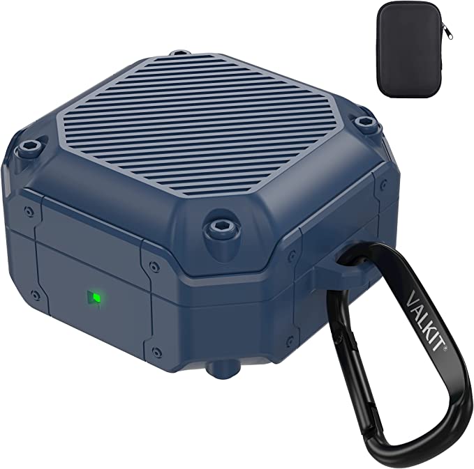 Galaxy ギャラクシー バッズ ケース 耐衝撃 落下防止 収納ケース ブルー プラスチック Buds2 Pro/Buds2/Buds Pro/Buds Li...