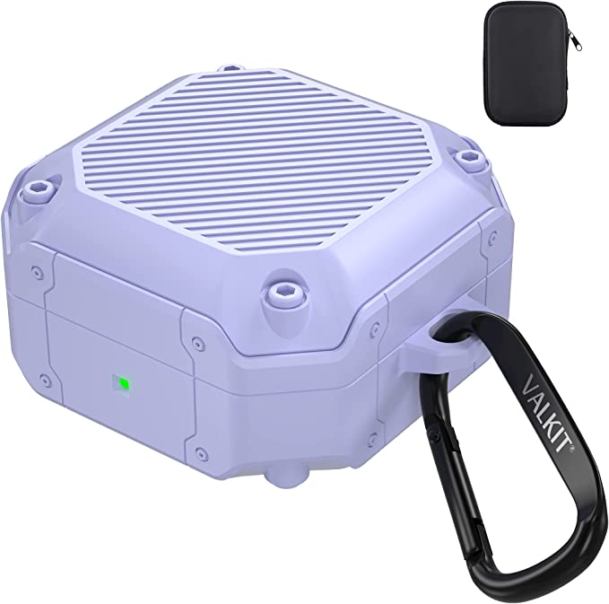 Galaxy ギャラクシー バッズ ケース 耐衝撃 落下防止 収納ケース パープル プラスチック Buds2 Pro/Buds2/Buds Pro/Buds L...