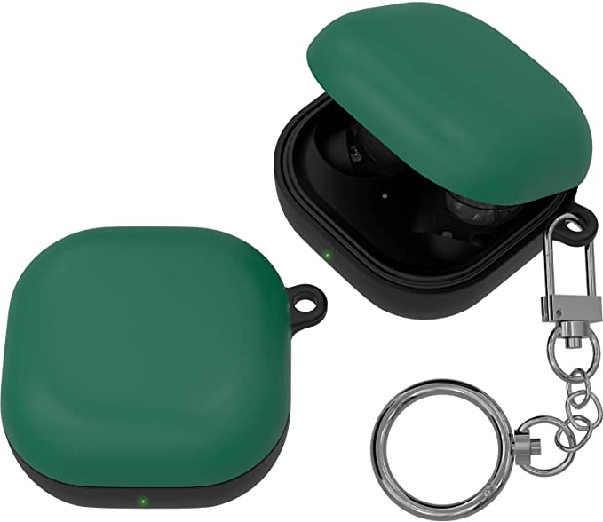 Galaxy ギャラクシー バッズ ケース 耐衝撃 落下防止 収納ケース グリーン ポリカーボネート Buds2 Pro/Buds2/Buds Pro/Buds...