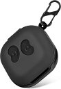 Galaxy ギャラクシー バッズ ケース 耐衝撃 落下防止 収納ケース ブラック シリコン Buds2 Pro/Buds2/Buds Pro/Buds Liv...