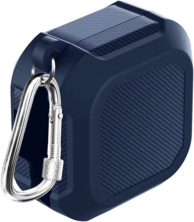 Galaxy ギャラクシー バッズ ケース 耐衝撃 落下防止 収納ケース ブルー シリコン Buds2 Pro/Buds2/Buds Pro/Buds Live...