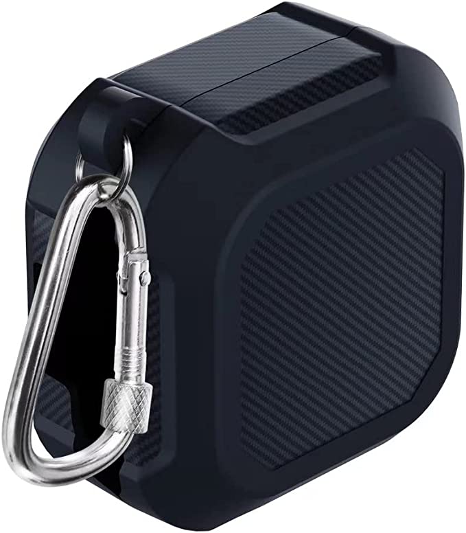 Galaxy ギャラクシー バッズ ケース 耐衝撃 落下防止 収納ケース ブラック シリコン Buds2 Pro/Buds2/Buds Pro/Buds Liv...