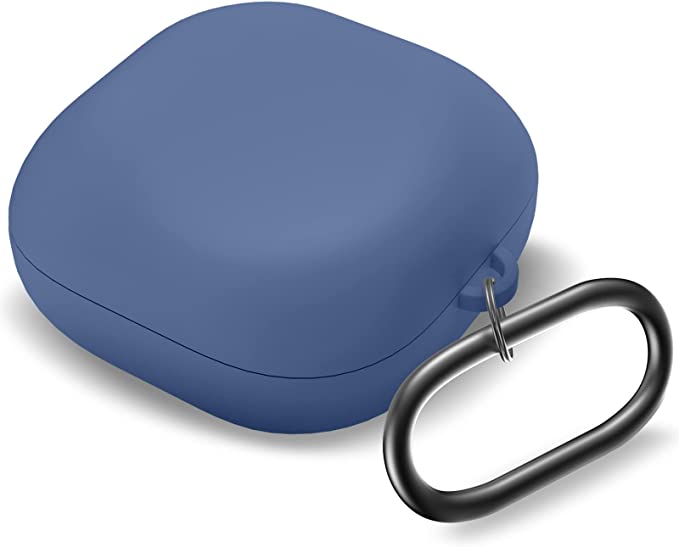 Galaxy ギャラクシー バッズ ケース 耐衝撃 落下防止 収納ケース ブルー シリコン Buds2 Pro/Buds2/Buds Pro/Buds Live...