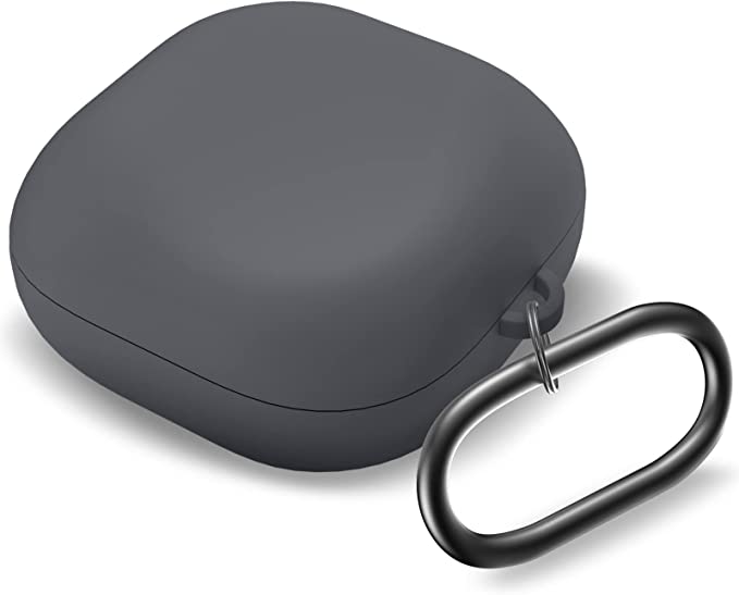 Galaxy ギャラクシー バッズ ケース 耐衝撃 落下防止 収納ケース グレー シリコン Buds2 Pro/Buds2/Buds Pro/Buds Live...