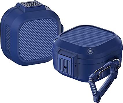 Galaxy ギャラクシー バッズ ケース 耐衝撃 落下防止 収納ケース ブルー プラスチック Buds2 Pro/Buds2/Buds Pro/Buds Li...