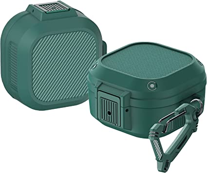 Galaxy ギャラクシー バッズ ケース 耐衝撃 落下防止 収納ケース グリーン プラスチック Buds2 Pro/Buds2/Buds Pro/Buds L...