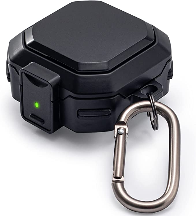 Galaxy ギャラクシー バッズ ケース 耐衝撃 落下防止 収納ケース ブラック ハードシリコン Buds2 Pro/Buds2/Buds Pro/Buds ...