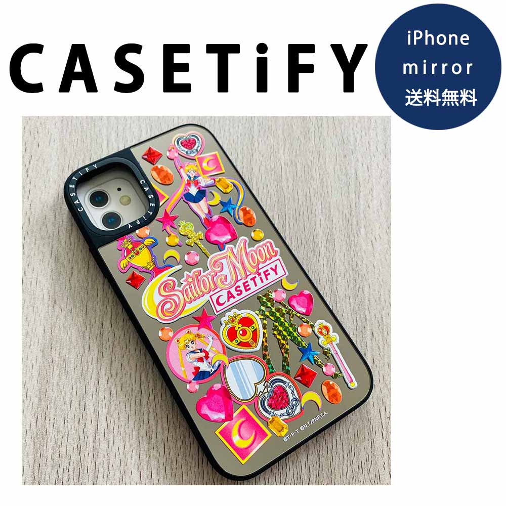 CASETiFY ケースティファイ 美少女戦士セーラームーン コラボ iPhone 11/11Pro/11ProMax ケース カバー ミラー シルバー 日本未発売