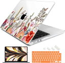 マックブック エアー 15 インチ 2023 A2941 M2 チップ ケース カバー フラワーフィールド Apple アップル MacBook Air ハード...
