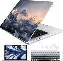 マックブック エアー 15 インチ 2023 A2941 M2 チップ ケース カバー スノーマウンテン Apple アップル MacBook Air ハードケ...