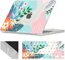 マックブック エアー 15 インチ 2023 A2941 M2 チップ ケース カバー カラフルフラワー Apple アップル MacBook Air ハードケース 衝撃吸収 送料無料